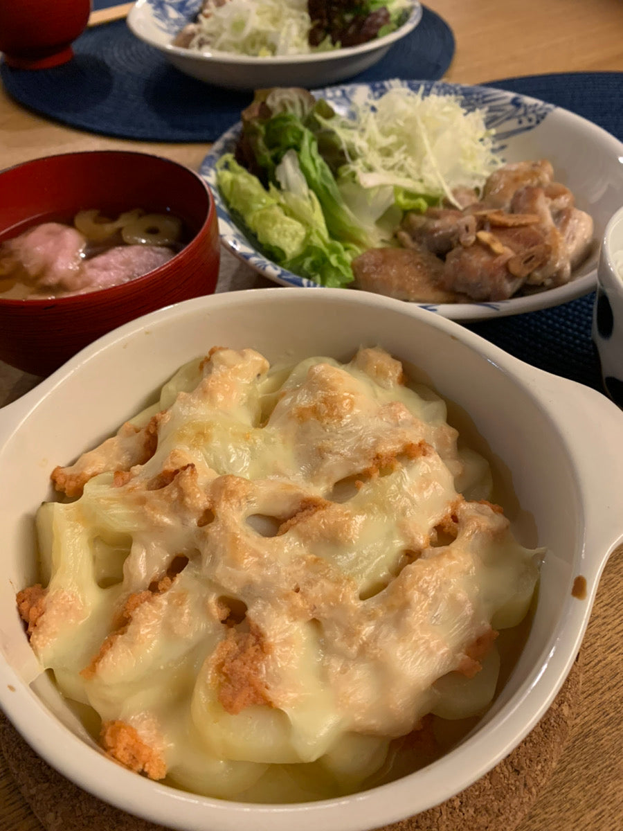 じゃがいも×明太子